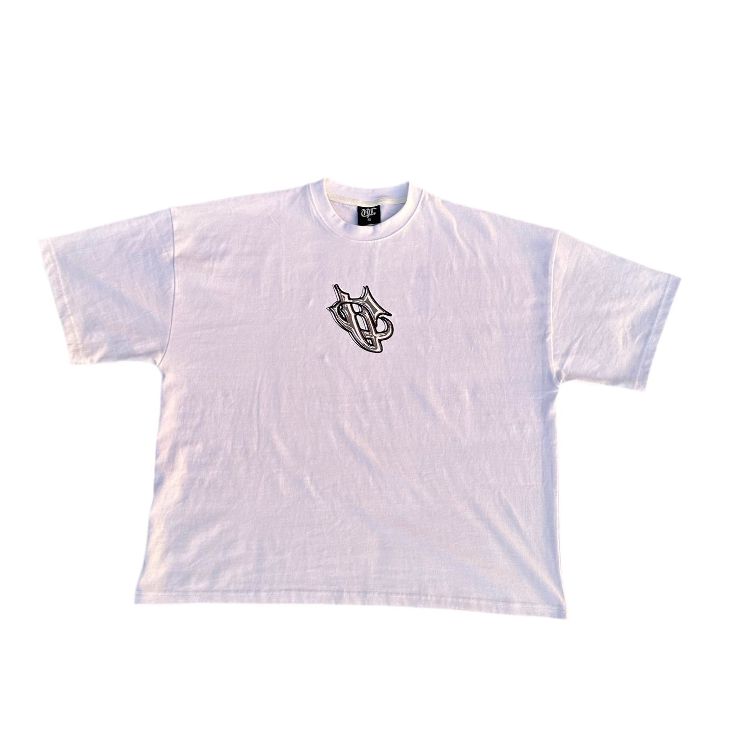 White UC Chrome Tee (Oversize)