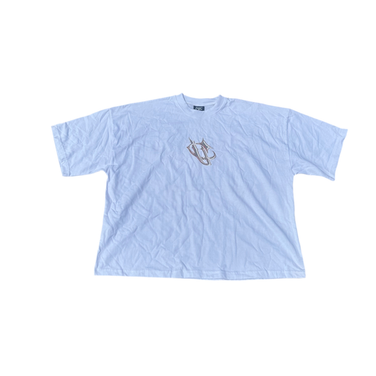 UC Double White Chrome Tee (Oversize)