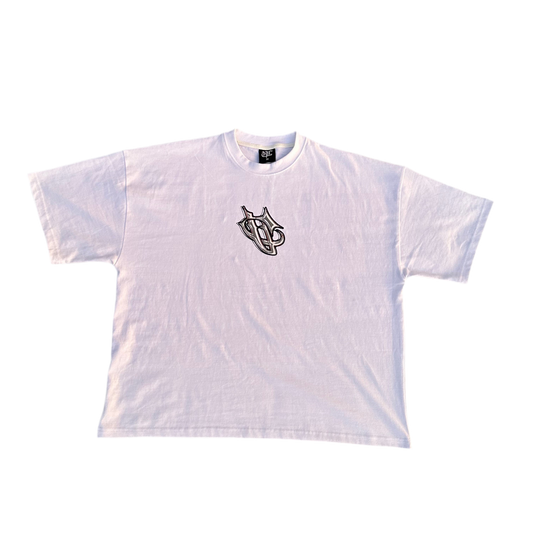 White UC Chrome Tee (Oversize)