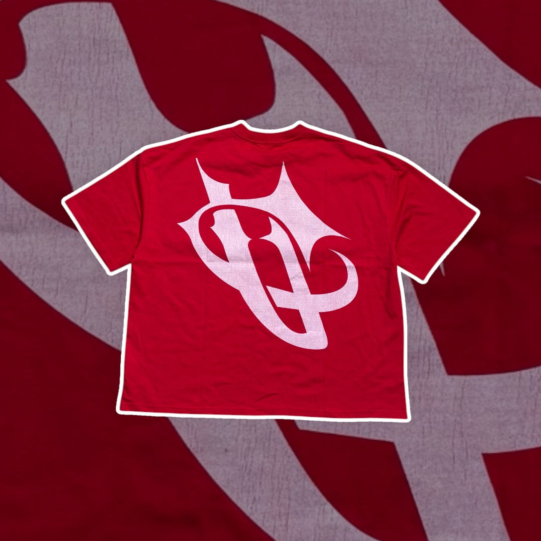 'New Beginnings' Red Rhinestone Tee