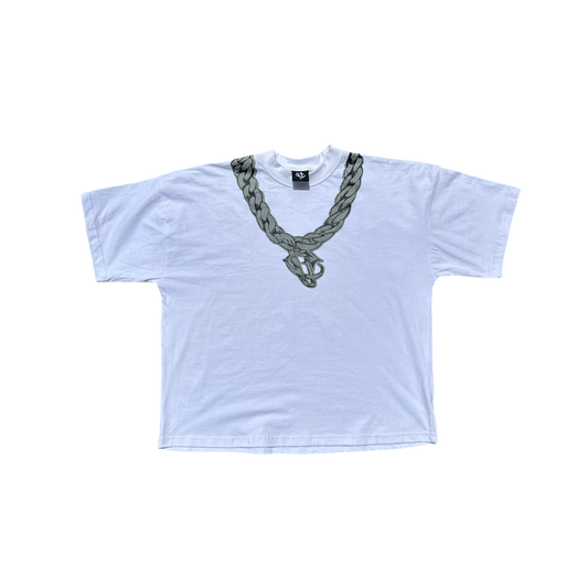 White Iced Out Silver