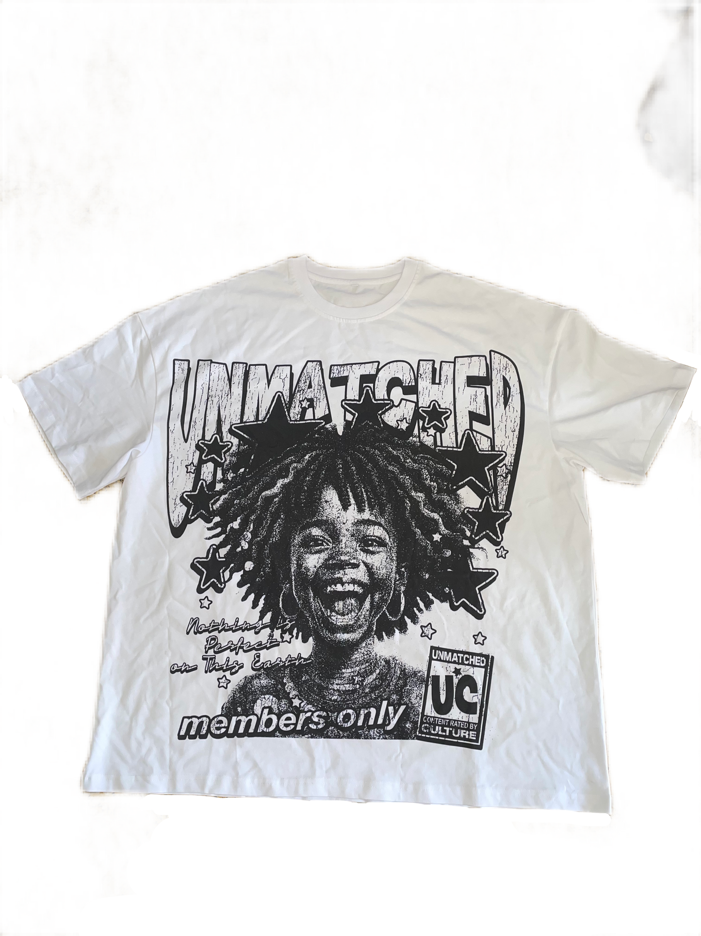 UC white Graphics tee